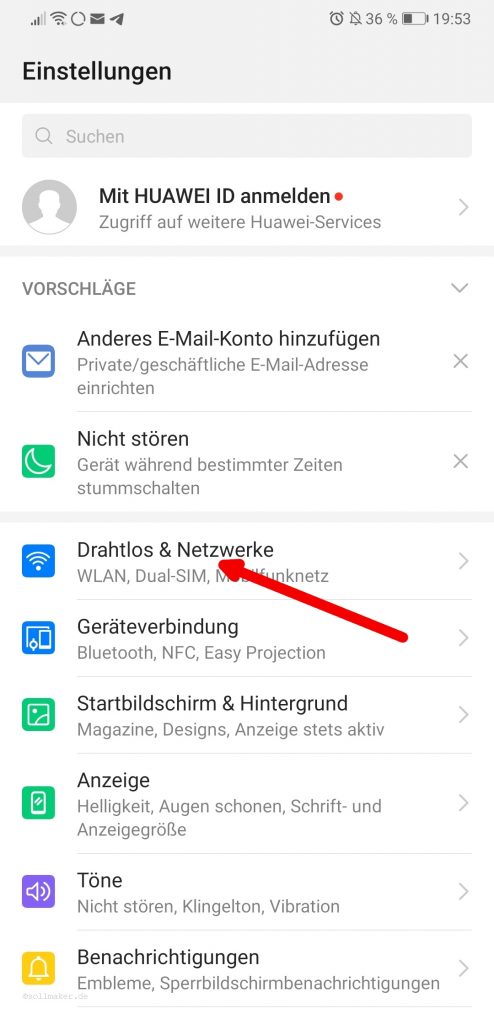 Android 9 Einstellungen