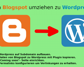 Blogger umziehen zu Wordpress