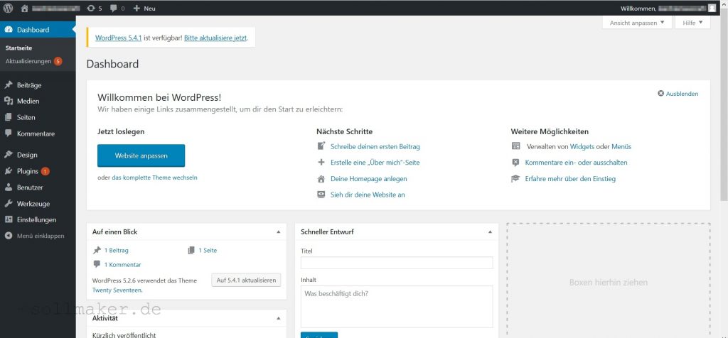 Webseite von Blogger zu WordPress umziehen